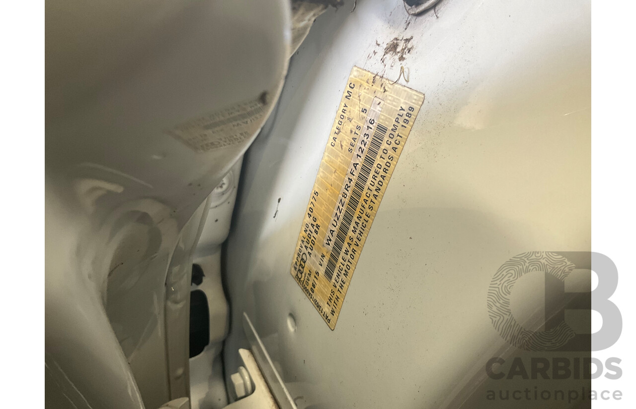 6/2015 Audi Q5 2.0 TDI Quattro 8R MY15 4d Wagon Ibis White Turbo Diesel 2.0L