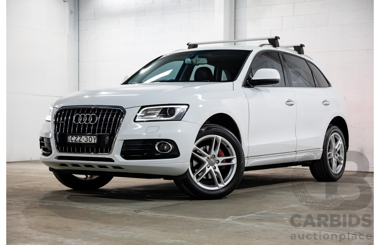 6/2015 Audi Q5 2.0 TDI Quattro 8R MY15 4d Wagon Ibis White Turbo Diesel 2.0L