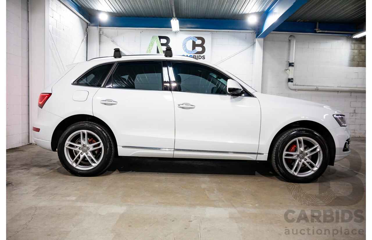 6/2015 Audi Q5 2.0 TDI Quattro 8R MY15 4d Wagon Ibis White Turbo Diesel 2.0L