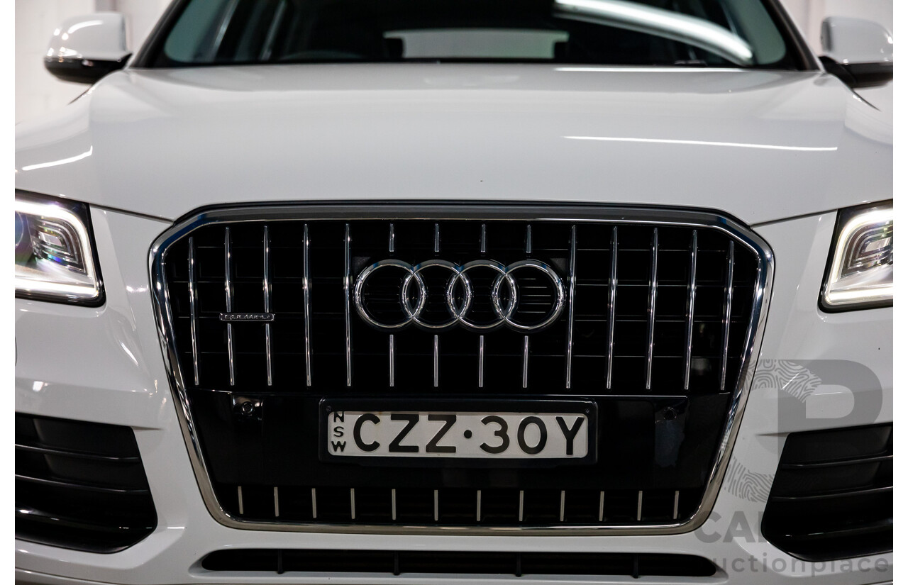 6/2015 Audi Q5 2.0 TDI Quattro 8R MY15 4d Wagon Ibis White Turbo Diesel 2.0L