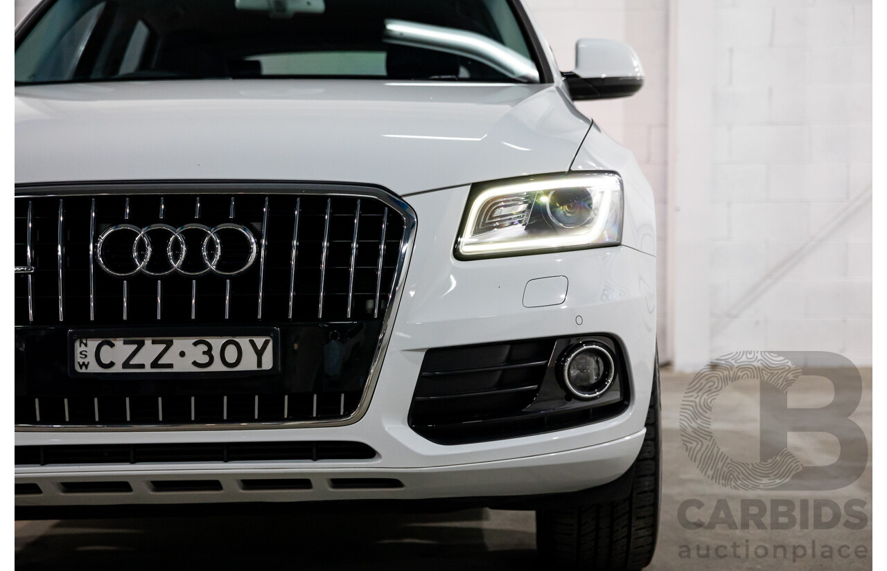 6/2015 Audi Q5 2.0 TDI Quattro 8R MY15 4d Wagon Ibis White Turbo Diesel 2.0L