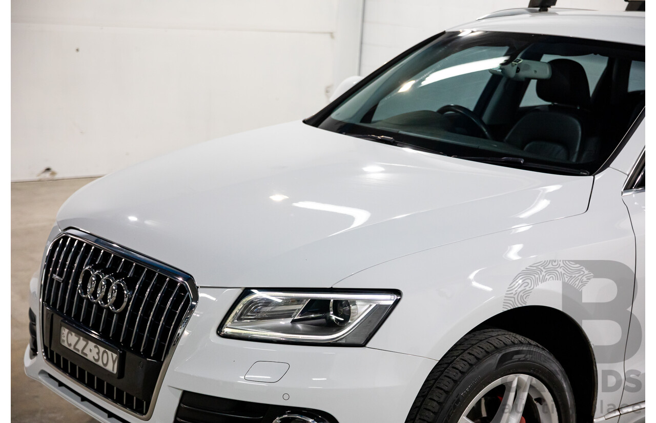6/2015 Audi Q5 2.0 TDI Quattro 8R MY15 4d Wagon Ibis White Turbo Diesel 2.0L