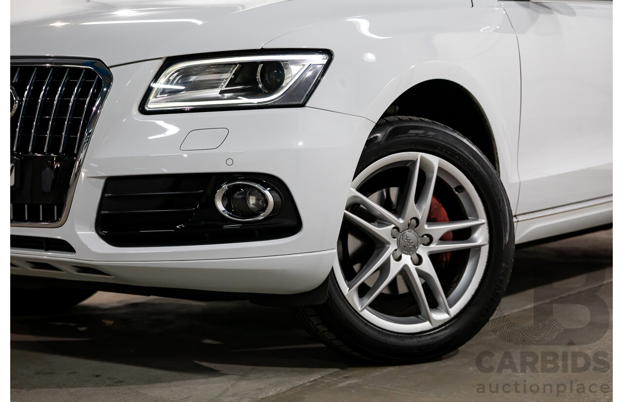 6/2015 Audi Q5 2.0 TDI Quattro 8R MY15 4d Wagon Ibis White Turbo Diesel 2.0L
