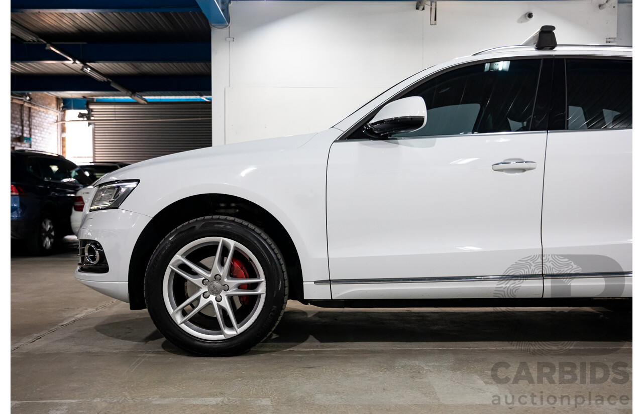6/2015 Audi Q5 2.0 TDI Quattro 8R MY15 4d Wagon Ibis White Turbo Diesel 2.0L