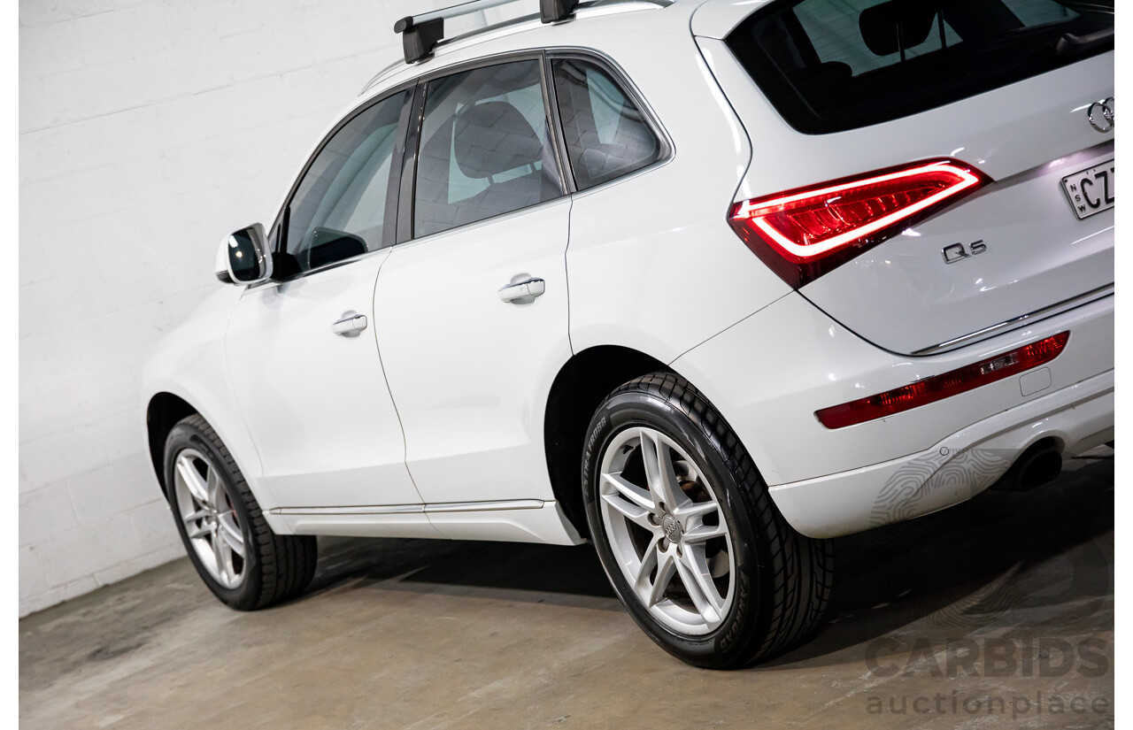 6/2015 Audi Q5 2.0 TDI Quattro 8R MY15 4d Wagon Ibis White Turbo Diesel 2.0L