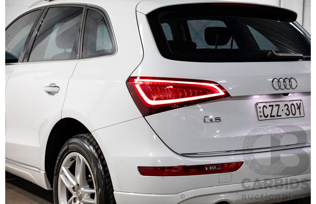 6/2015 Audi Q5 2.0 TDI Quattro 8R MY15 4d Wagon Ibis White Turbo Diesel 2.0L