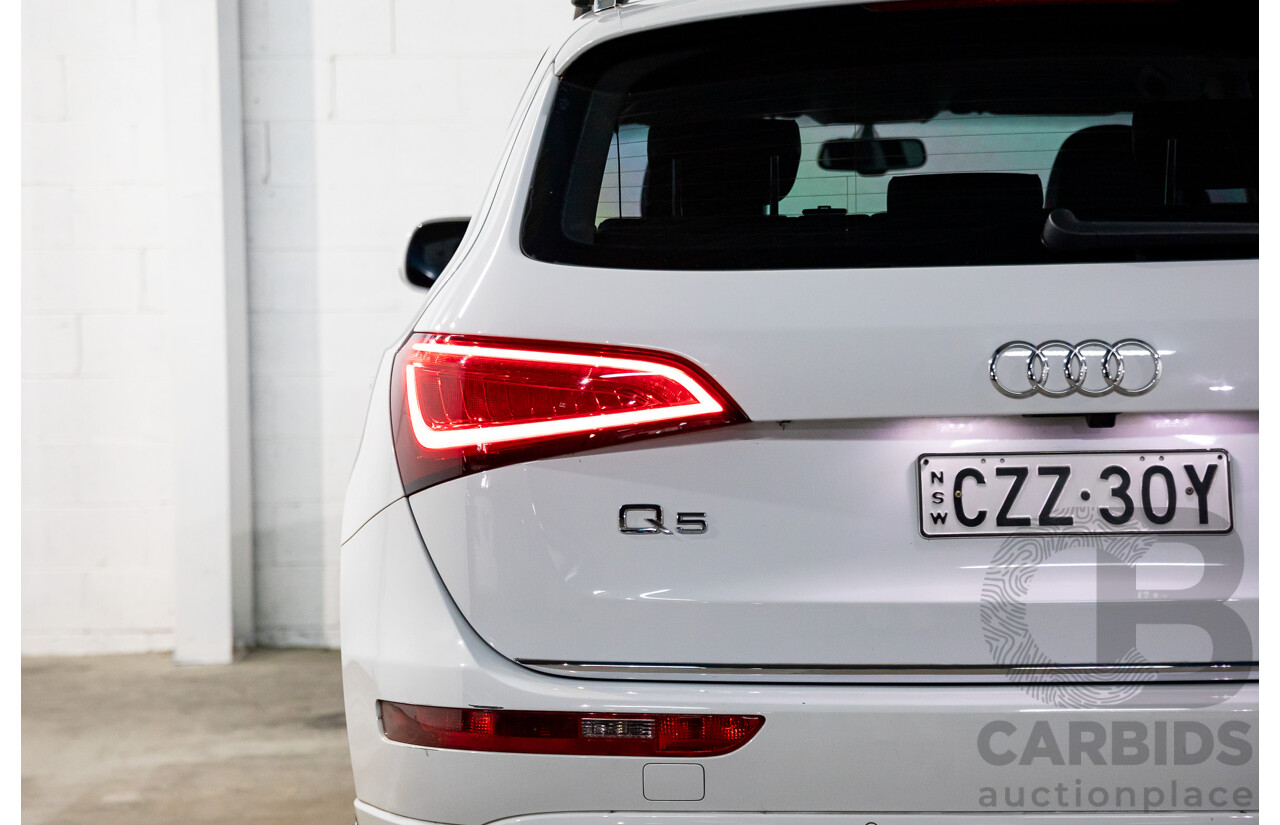 6/2015 Audi Q5 2.0 TDI Quattro 8R MY15 4d Wagon Ibis White Turbo Diesel 2.0L