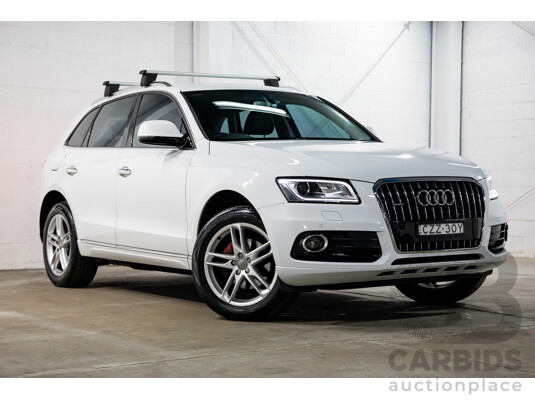 6/2015 Audi Q5 2.0 TDI Quattro 8R MY15 4d Wagon Ibis White Turbo Diesel 2.0L