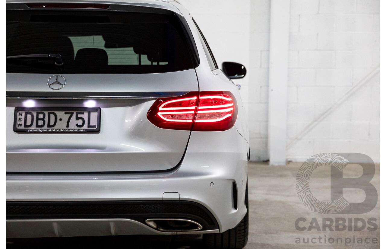 10/2015 Mercedes-Benz C250 AMG Line 205 4d Wagon Iridium Silver Metallic Turbo 2.0L