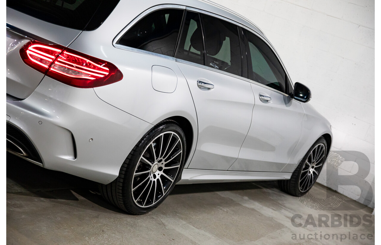 10/2015 Mercedes-Benz C250 AMG Line 205 4d Wagon Iridium Silver Metallic Turbo 2.0L