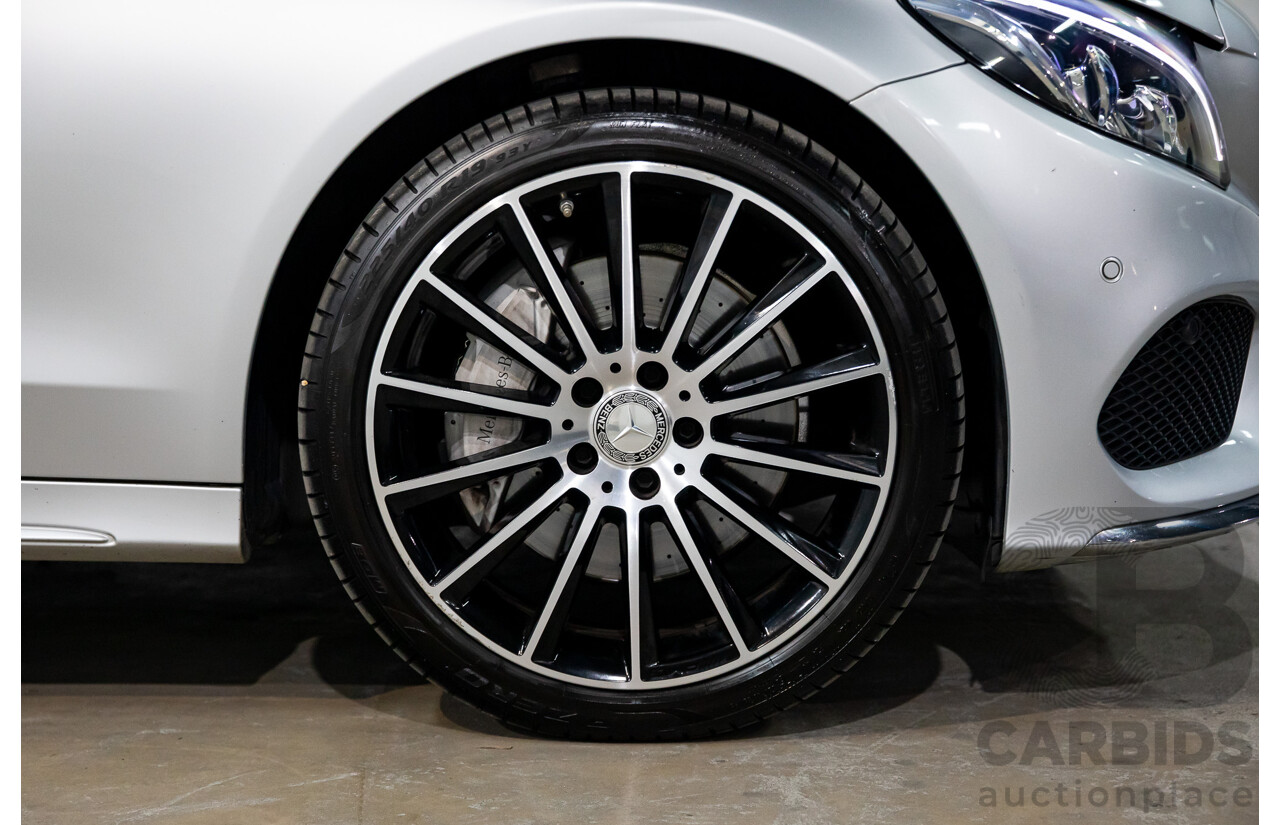 10/2015 Mercedes-Benz C250 AMG Line 205 4d Wagon Iridium Silver Metallic Turbo 2.0L