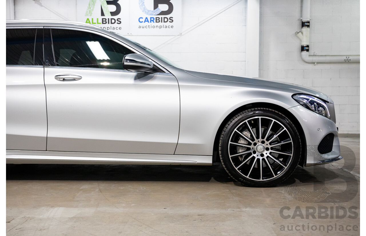 10/2015 Mercedes-Benz C250 AMG Line 205 4d Wagon Iridium Silver Metallic Turbo 2.0L