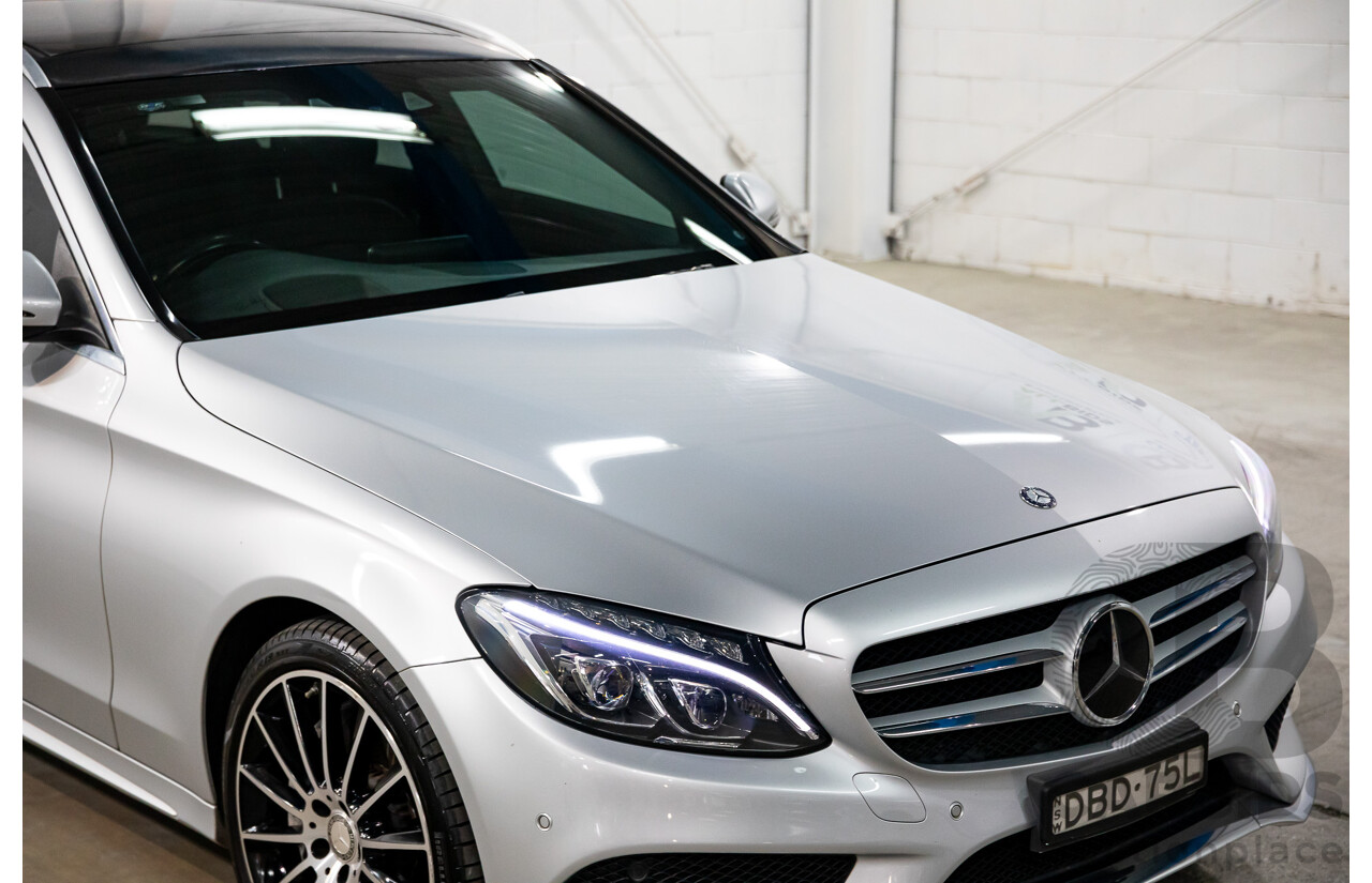 10/2015 Mercedes-Benz C250 AMG Line 205 4d Wagon Iridium Silver Metallic Turbo 2.0L