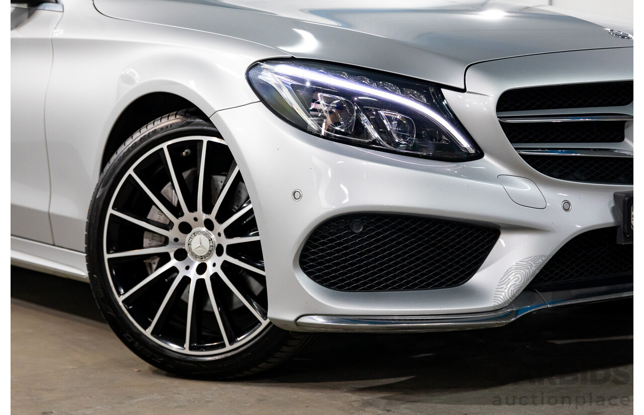 10/2015 Mercedes-Benz C250 AMG Line 205 4d Wagon Iridium Silver Metallic Turbo 2.0L