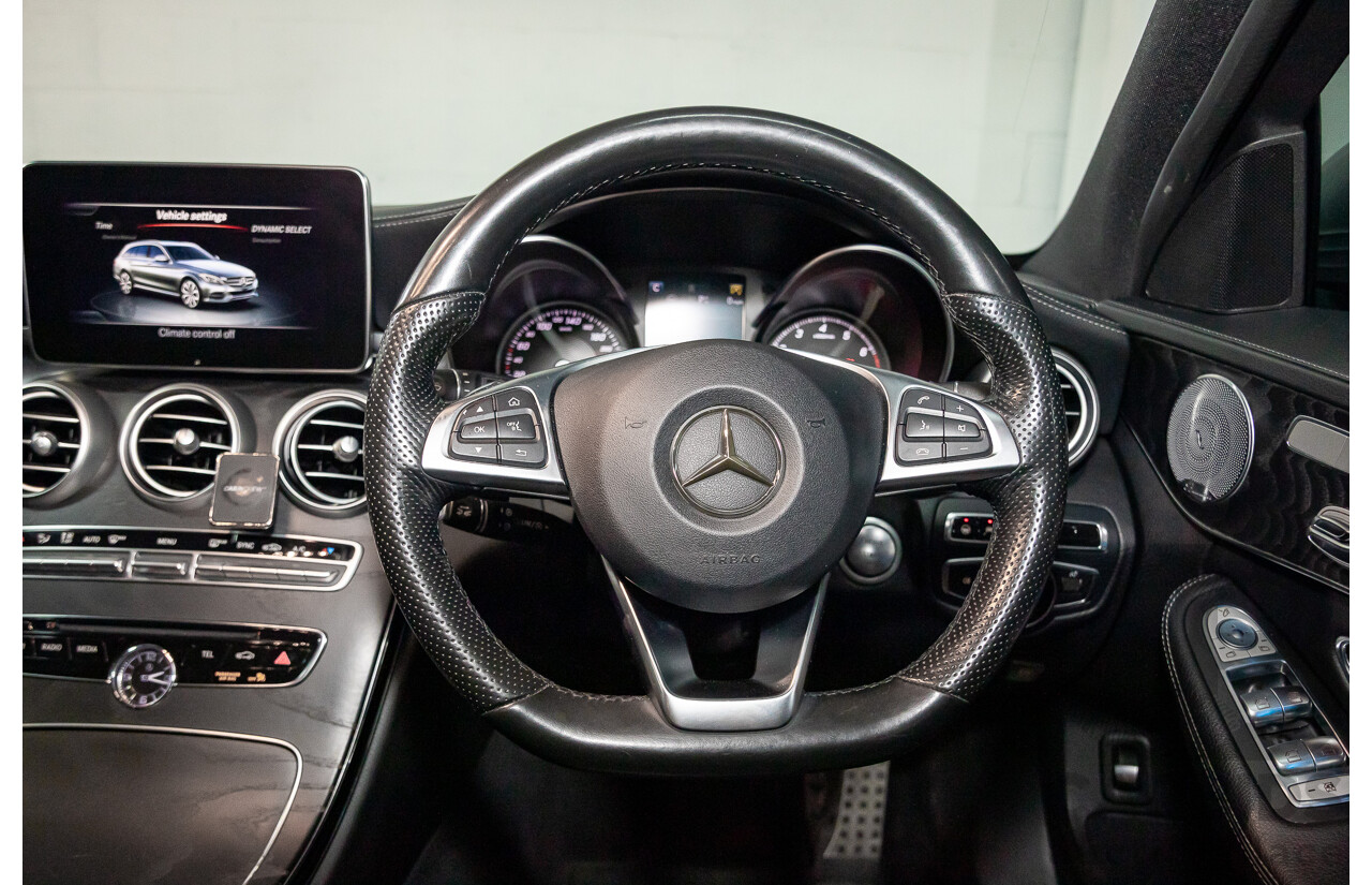 10/2015 Mercedes-Benz C250 AMG Line 205 4d Wagon Iridium Silver Metallic Turbo 2.0L