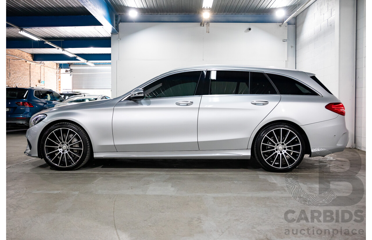 10/2015 Mercedes-Benz C250 AMG Line 205 4d Wagon Iridium Silver Metallic Turbo 2.0L