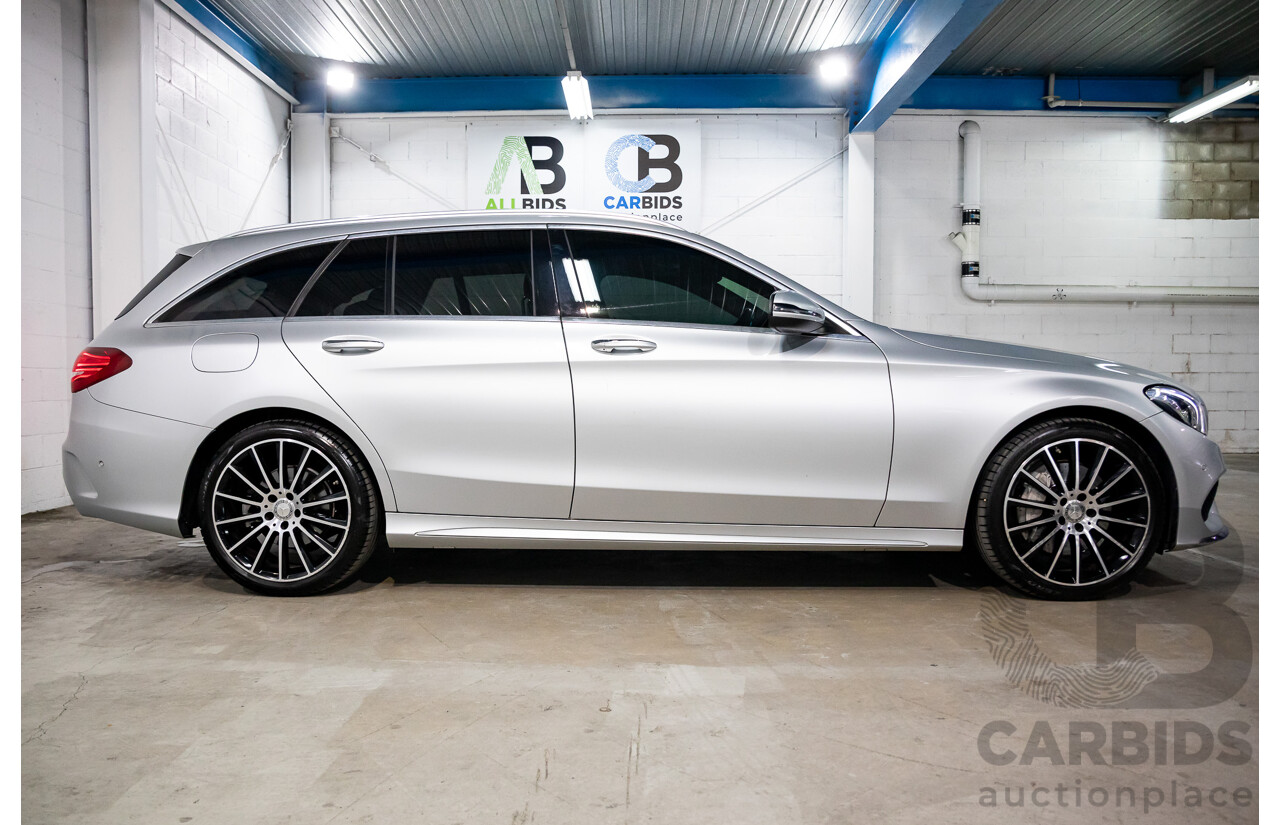 10/2015 Mercedes-Benz C250 AMG Line 205 4d Wagon Iridium Silver Metallic Turbo 2.0L