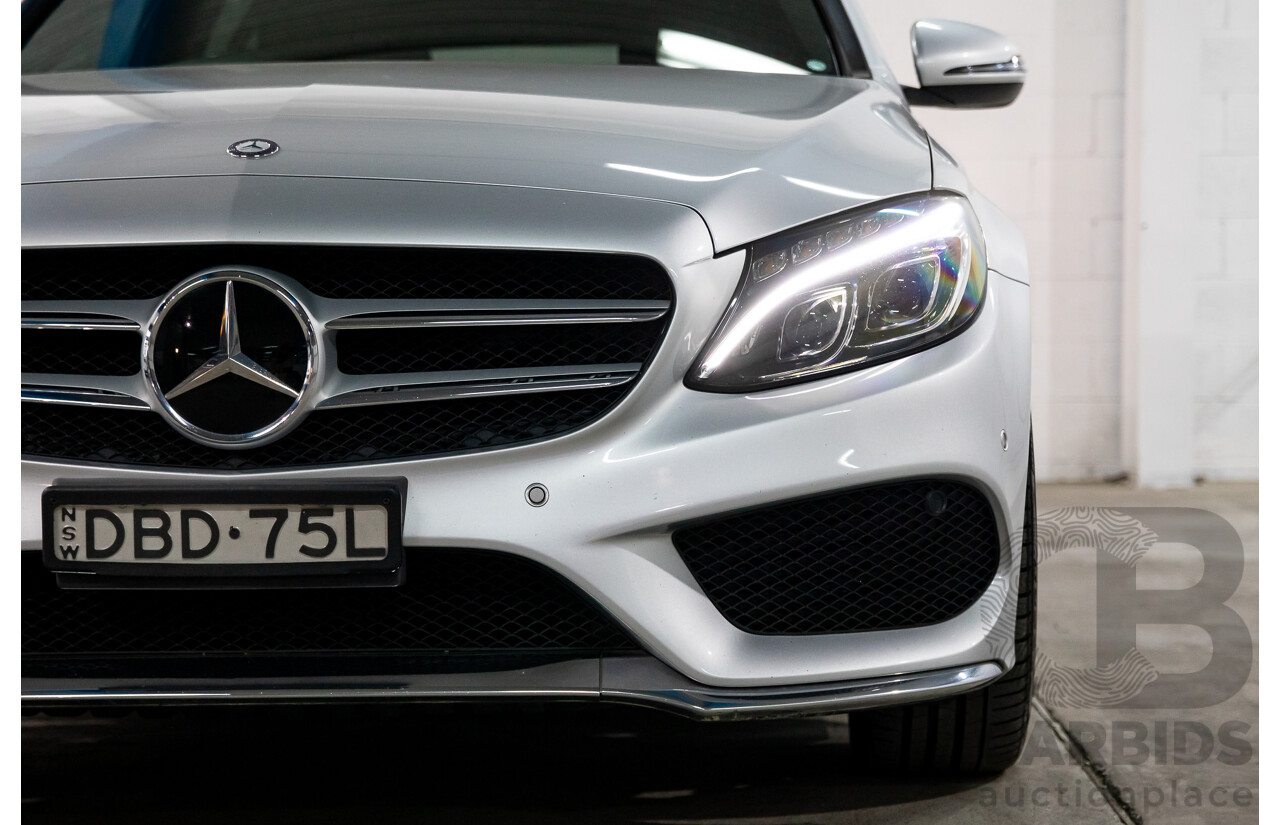 10/2015 Mercedes-Benz C250 AMG Line 205 4d Wagon Iridium Silver Metallic Turbo 2.0L