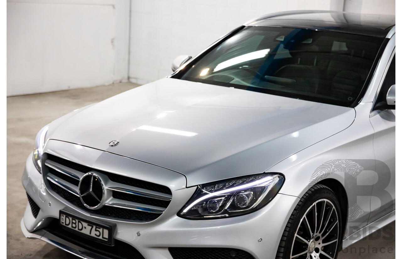 10/2015 Mercedes-Benz C250 AMG Line 205 4d Wagon Iridium Silver Metallic Turbo 2.0L