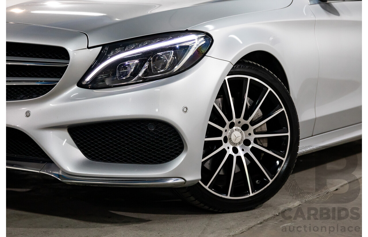 10/2015 Mercedes-Benz C250 AMG Line 205 4d Wagon Iridium Silver Metallic Turbo 2.0L