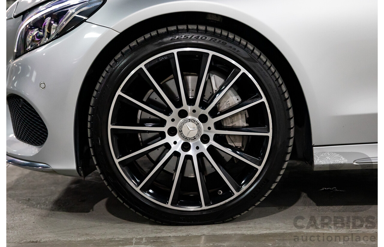 10/2015 Mercedes-Benz C250 AMG Line 205 4d Wagon Iridium Silver Metallic Turbo 2.0L