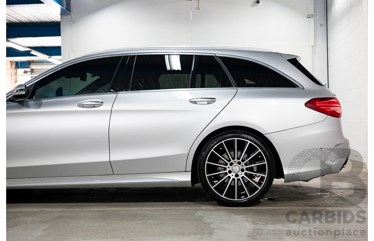 10/2015 Mercedes-Benz C250 AMG Line 205 4d Wagon Iridium Silver Metallic Turbo 2.0L