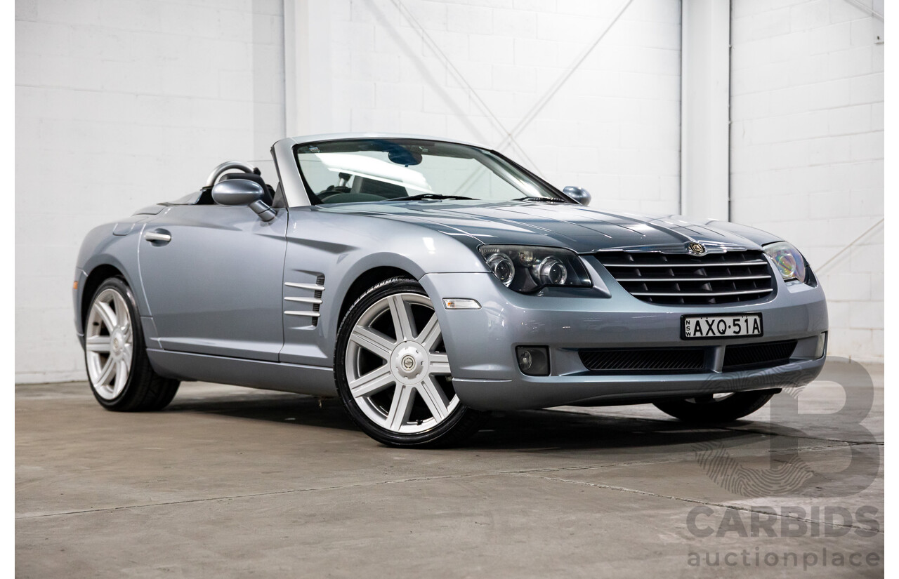 8/2004 Chrysler Crossfire Roadster ZH 2d Convertible Sapphire Silver Metallic V6 3.2L