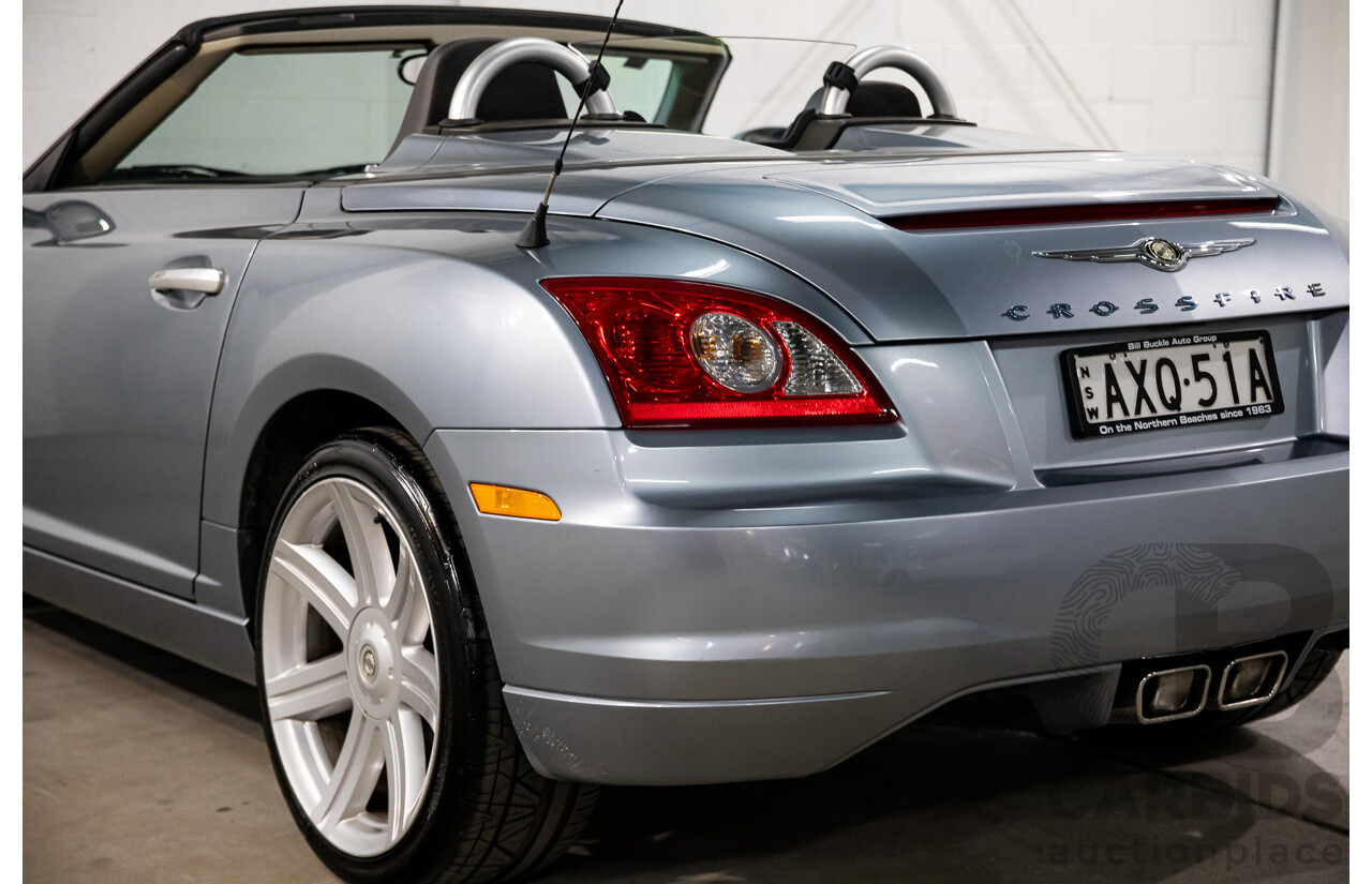 8/2004 Chrysler Crossfire Roadster ZH 2d Convertible Sapphire Silver Metallic V6 3.2L