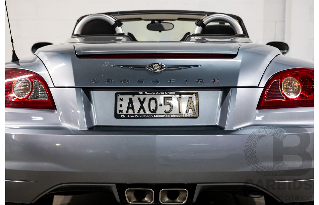 8/2004 Chrysler Crossfire Roadster ZH 2d Convertible Sapphire Silver Metallic V6 3.2L