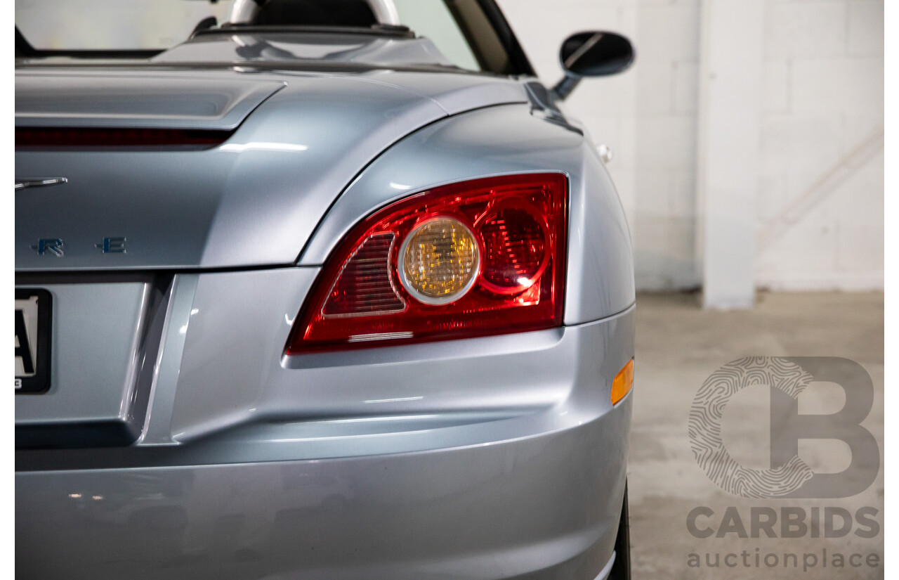 8/2004 Chrysler Crossfire Roadster ZH 2d Convertible Sapphire Silver Metallic V6 3.2L