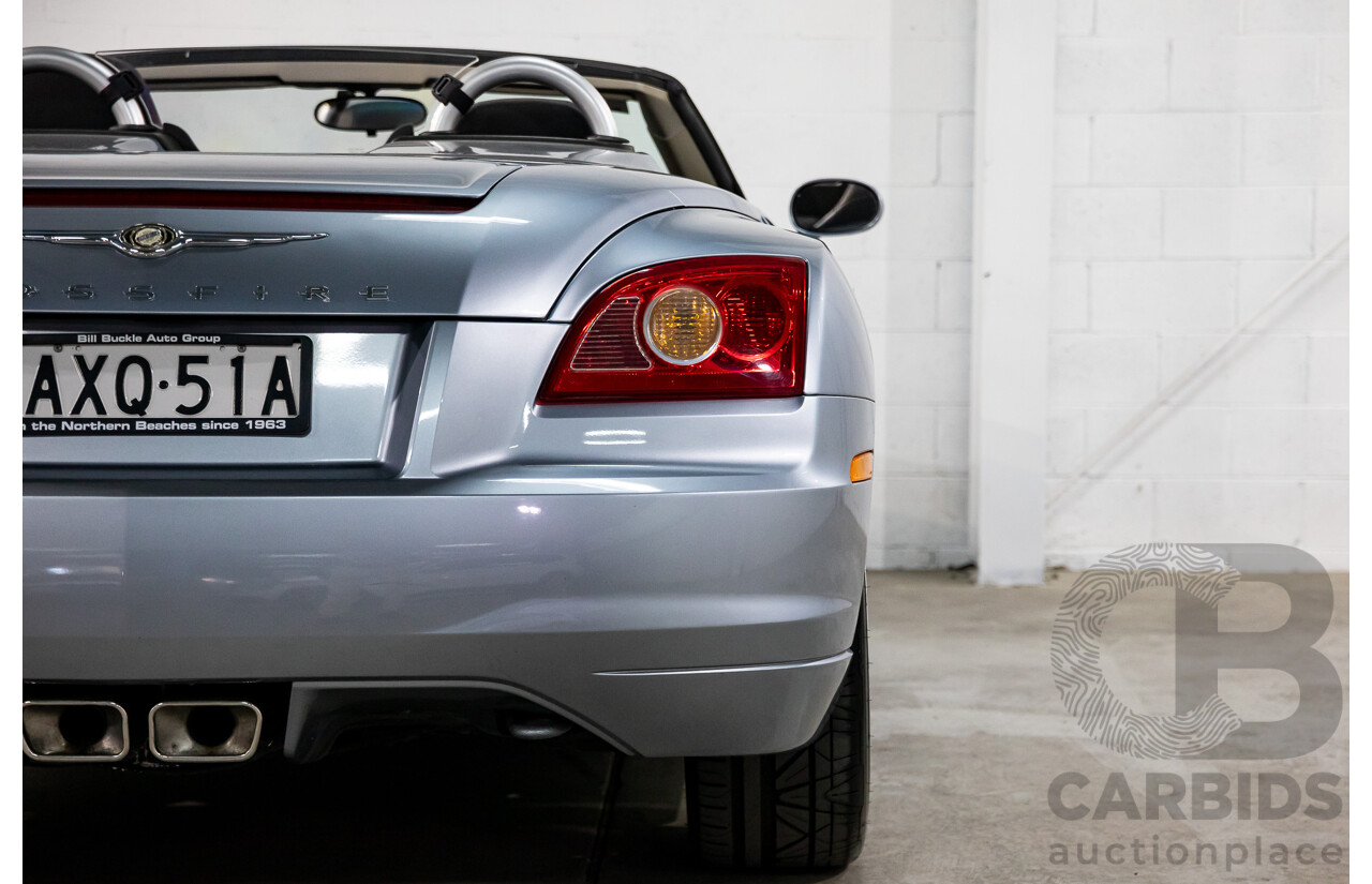 8/2004 Chrysler Crossfire Roadster ZH 2d Convertible Sapphire Silver Metallic V6 3.2L