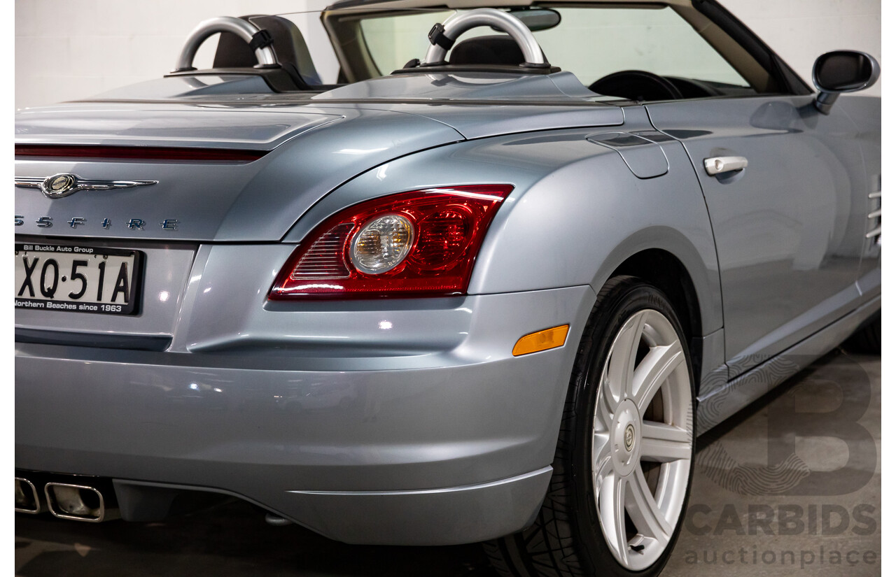 8/2004 Chrysler Crossfire Roadster ZH 2d Convertible Sapphire Silver Metallic V6 3.2L