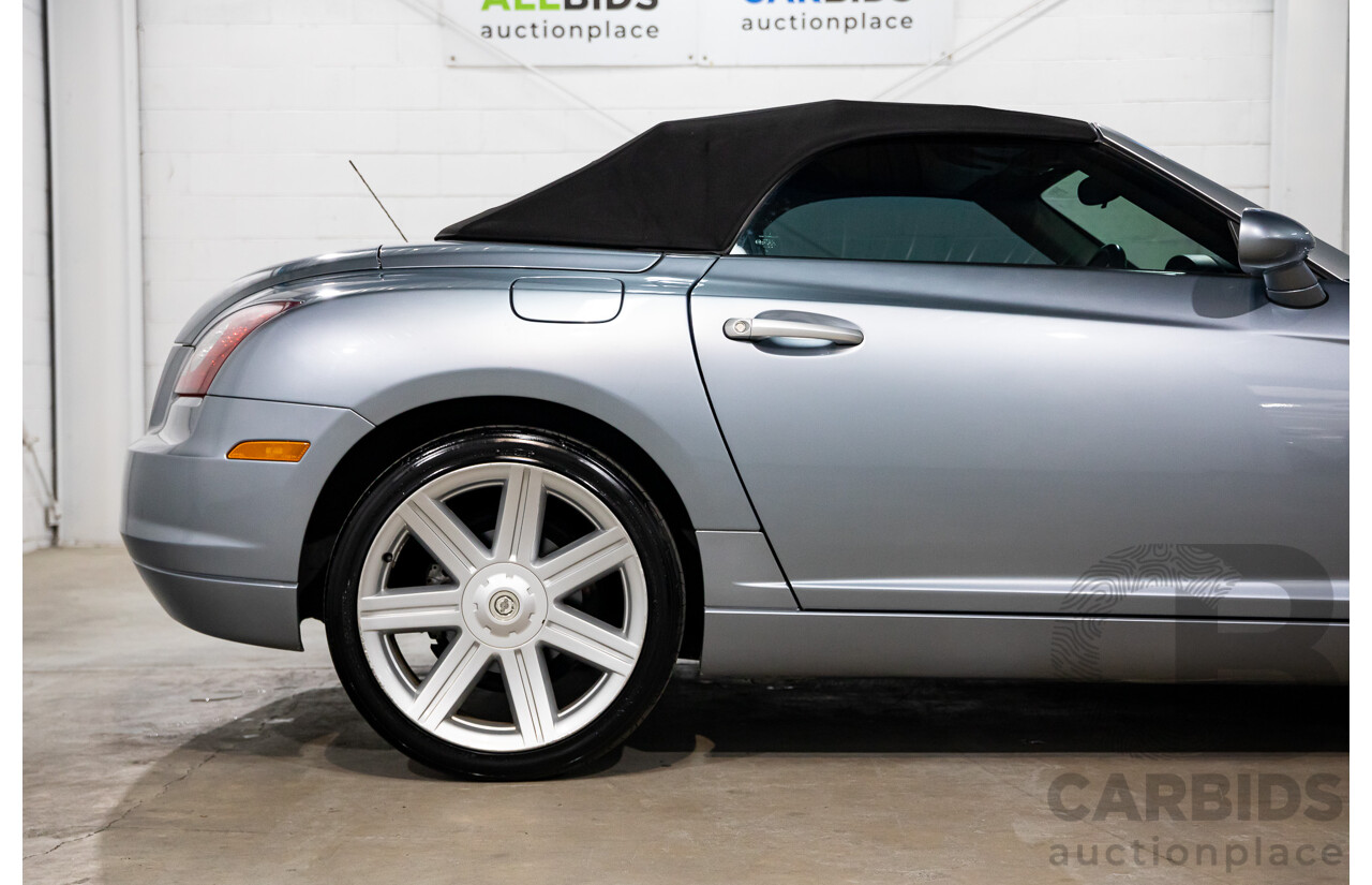 8/2004 Chrysler Crossfire Roadster ZH 2d Convertible Sapphire Silver Metallic V6 3.2L