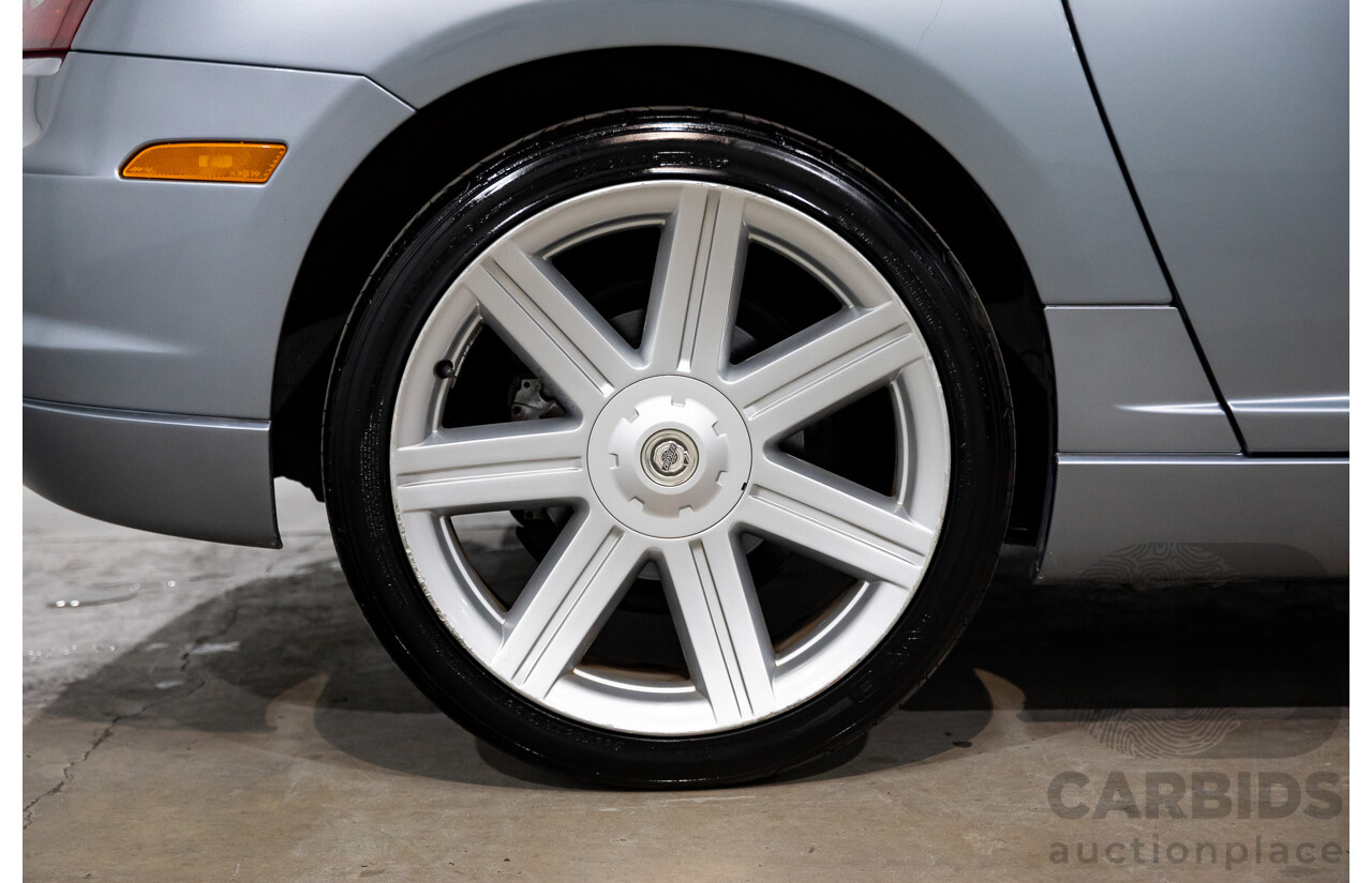 8/2004 Chrysler Crossfire Roadster ZH 2d Convertible Sapphire Silver Metallic V6 3.2L