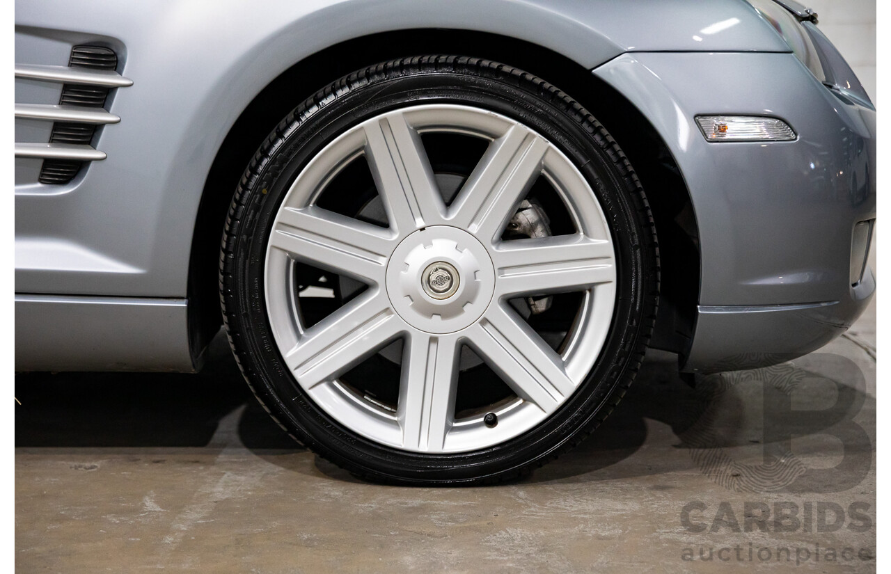 8/2004 Chrysler Crossfire Roadster ZH 2d Convertible Sapphire Silver Metallic V6 3.2L