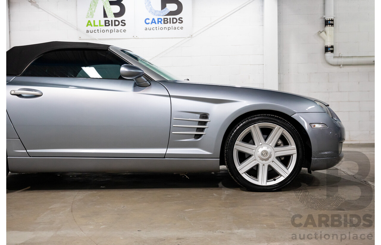 8/2004 Chrysler Crossfire Roadster ZH 2d Convertible Sapphire Silver Metallic V6 3.2L