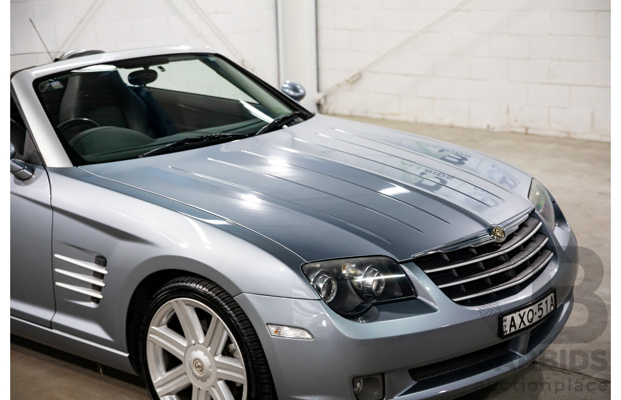8/2004 Chrysler Crossfire Roadster ZH 2d Convertible Sapphire Silver Metallic V6 3.2L
