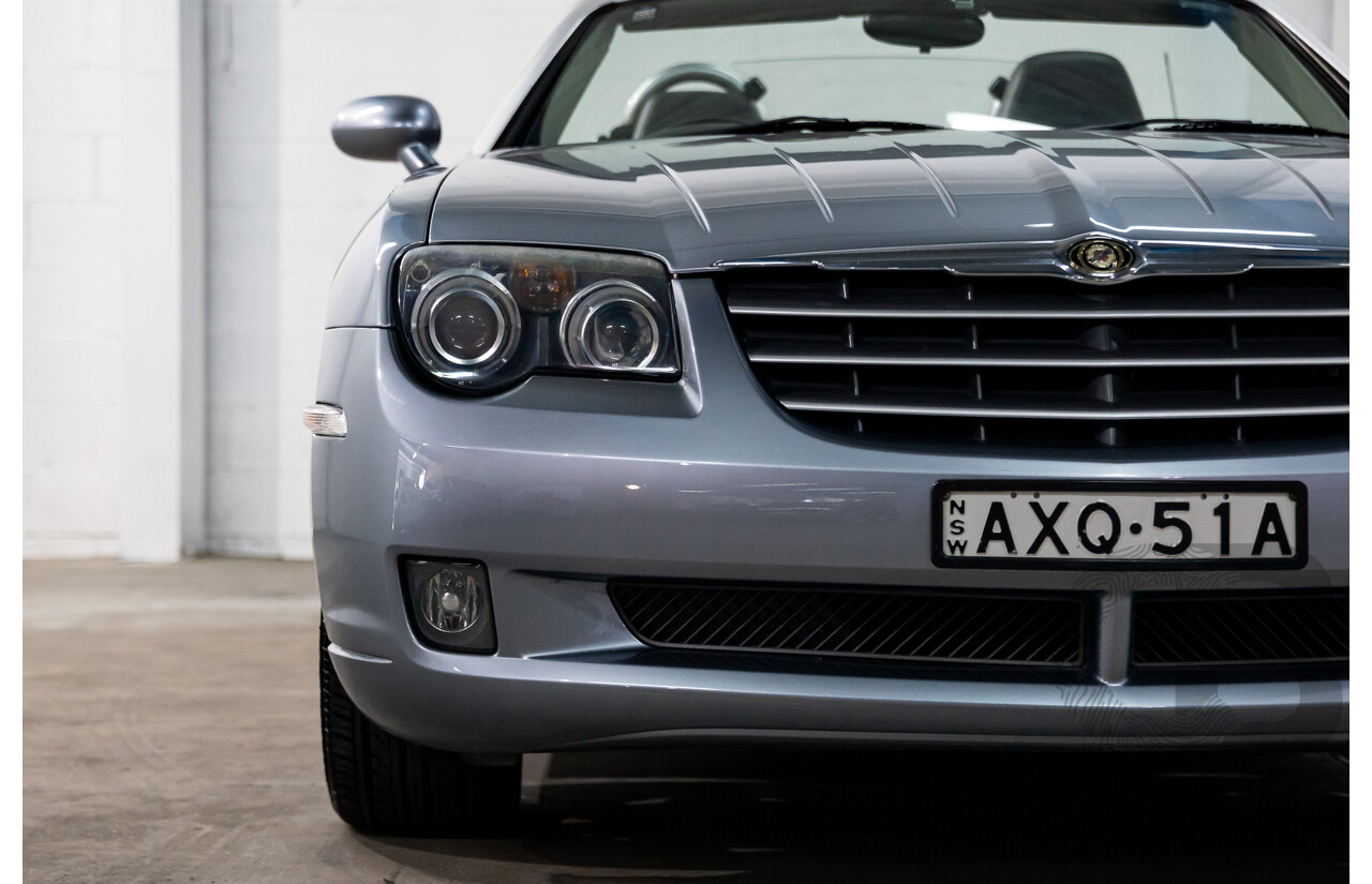 8/2004 Chrysler Crossfire Roadster ZH 2d Convertible Sapphire Silver Metallic V6 3.2L