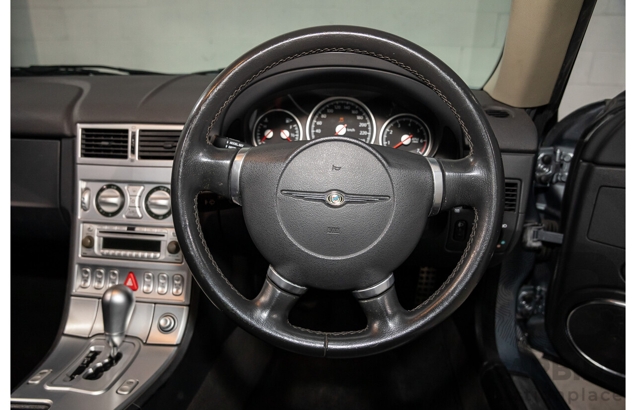 8/2004 Chrysler Crossfire Roadster ZH 2d Convertible Sapphire Silver Metallic V6 3.2L