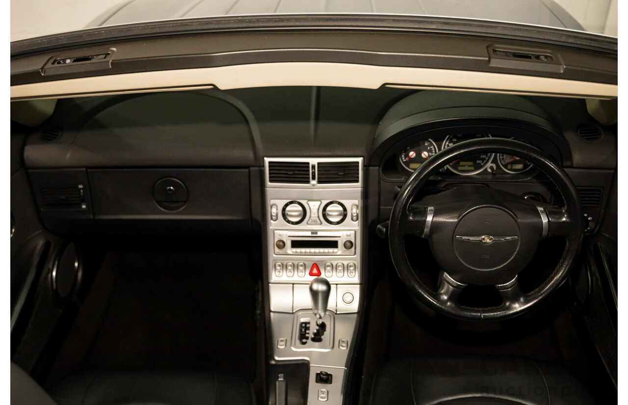 8/2004 Chrysler Crossfire Roadster ZH 2d Convertible Sapphire Silver Metallic V6 3.2L