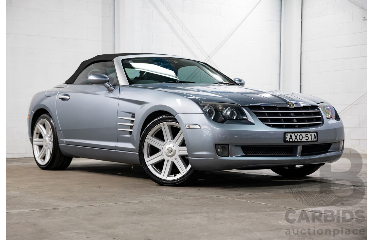 8/2004 Chrysler Crossfire Roadster ZH 2d Convertible Sapphire Silver Metallic V6 3.2L