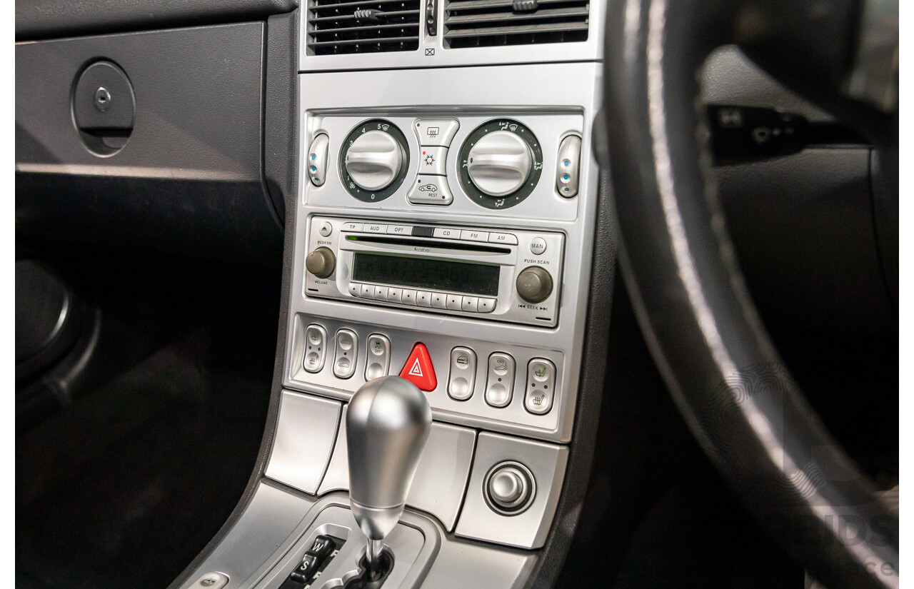 8/2004 Chrysler Crossfire Roadster ZH 2d Convertible Sapphire Silver Metallic V6 3.2L