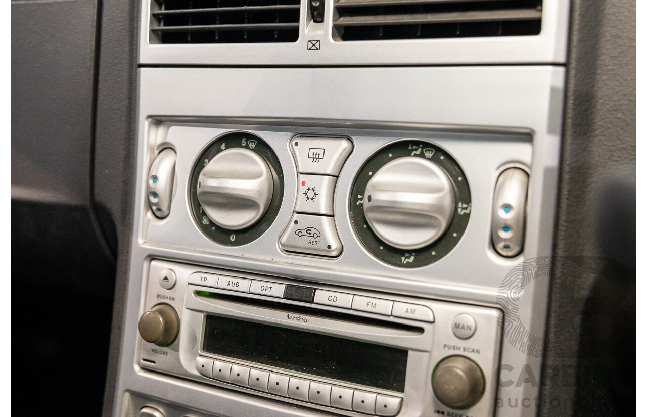 8/2004 Chrysler Crossfire Roadster ZH 2d Convertible Sapphire Silver Metallic V6 3.2L