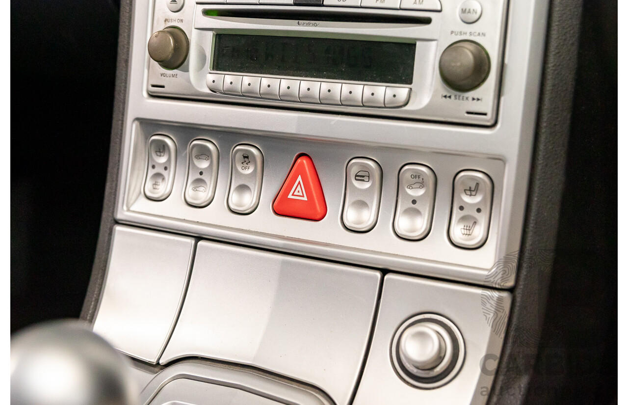 8/2004 Chrysler Crossfire Roadster ZH 2d Convertible Sapphire Silver Metallic V6 3.2L