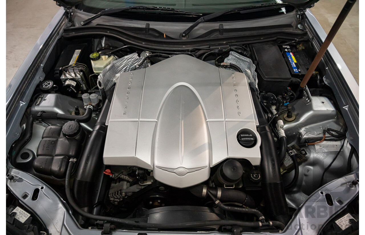 8/2004 Chrysler Crossfire Roadster ZH 2d Convertible Sapphire Silver Metallic V6 3.2L