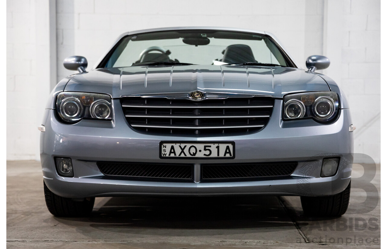 8/2004 Chrysler Crossfire Roadster ZH 2d Convertible Sapphire Silver Metallic V6 3.2L
