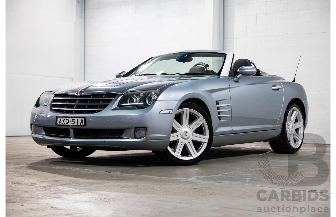 8/2004 Chrysler Crossfire Roadster ZH 2d Convertible Sapphire Silver Metallic V6 3.2L