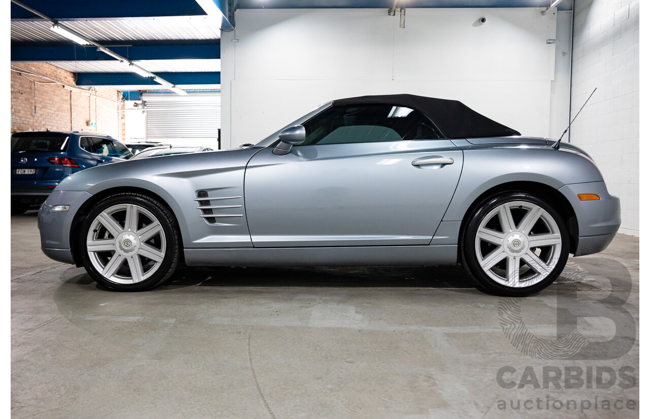 8/2004 Chrysler Crossfire Roadster ZH 2d Convertible Sapphire Silver Metallic V6 3.2L