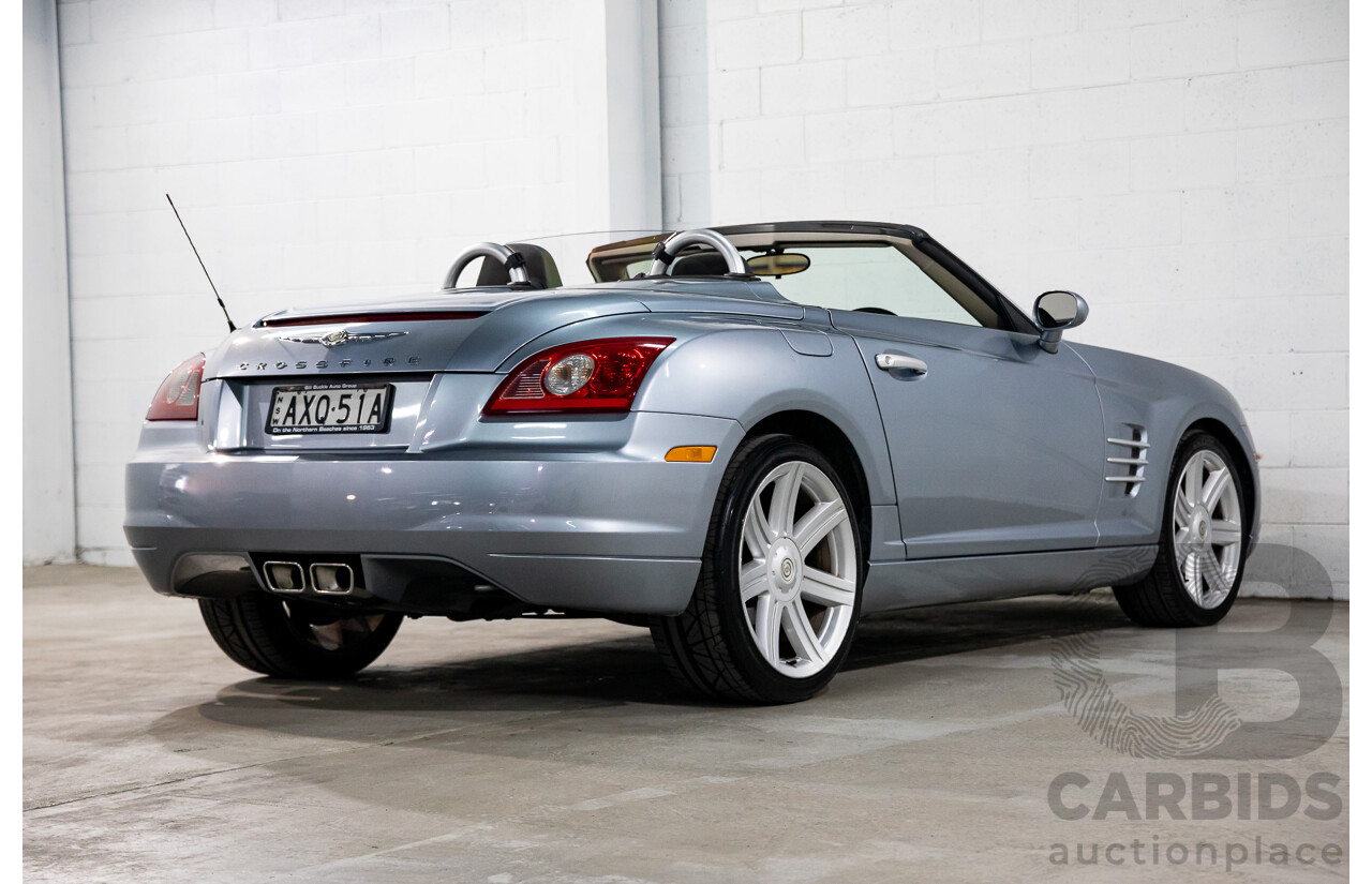 8/2004 Chrysler Crossfire Roadster ZH 2d Convertible Sapphire Silver Metallic V6 3.2L