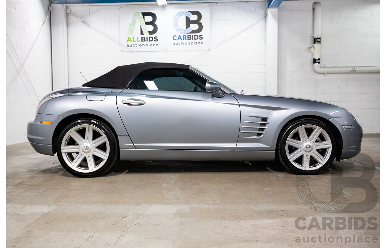 8/2004 Chrysler Crossfire Roadster ZH 2d Convertible Sapphire Silver Metallic V6 3.2L